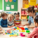 Dzieci w przedszkolu uczestniczące w zajęciach z wykorzystaniem metod aktywizujących
