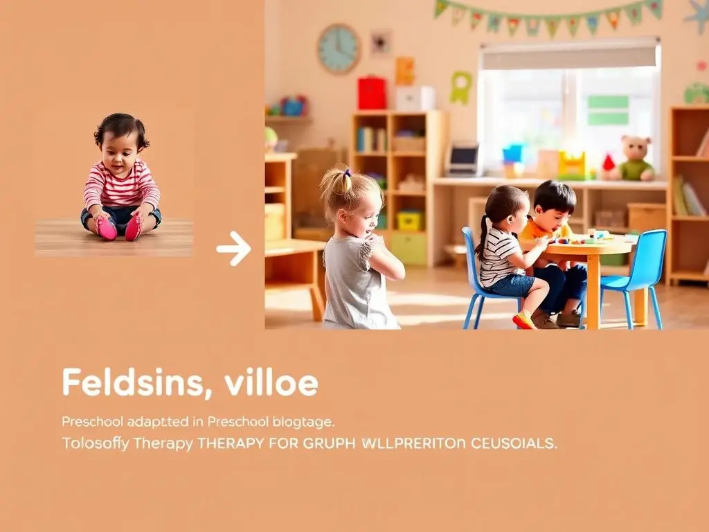 Dziecko stopniowo integrujące się z grupą przedszkolną - przykład udanej terapii