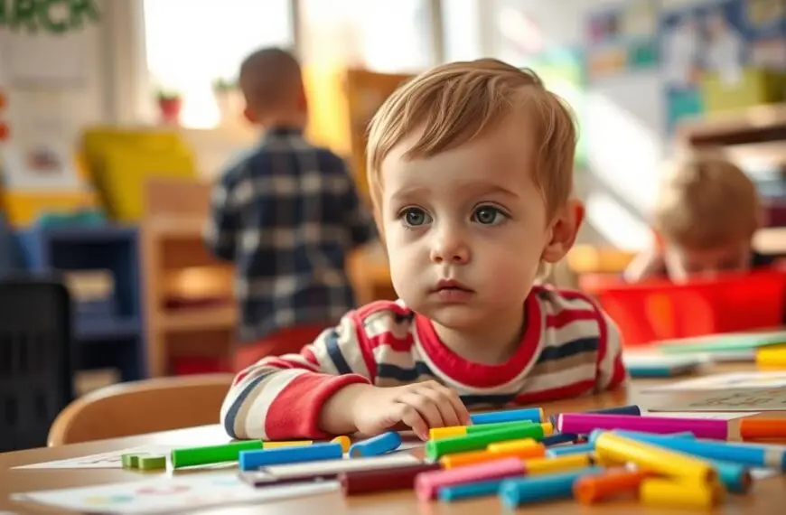 Dziecko w wieku przedszkolnym podczas zajęć edukacyjnych - odroczenie obowiązku szkolnego